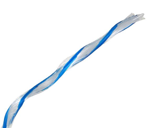 Poly Spiral Wrapped Pulling Twine, Blue/White, 6,500' – Fiber Savvy