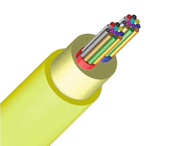 Micro-Distribution High Density Plenum Fiber Optic Cable, Single Mode OS2, Indoor